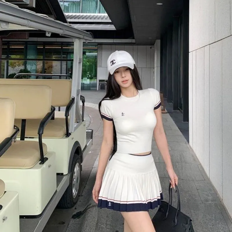Koreański letni dwuczęściowy k – Golf Equipment Women recenzja i cena